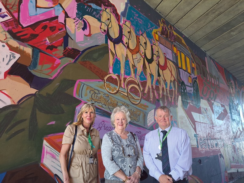 New mural brings colour and local history to Tuxford underpass